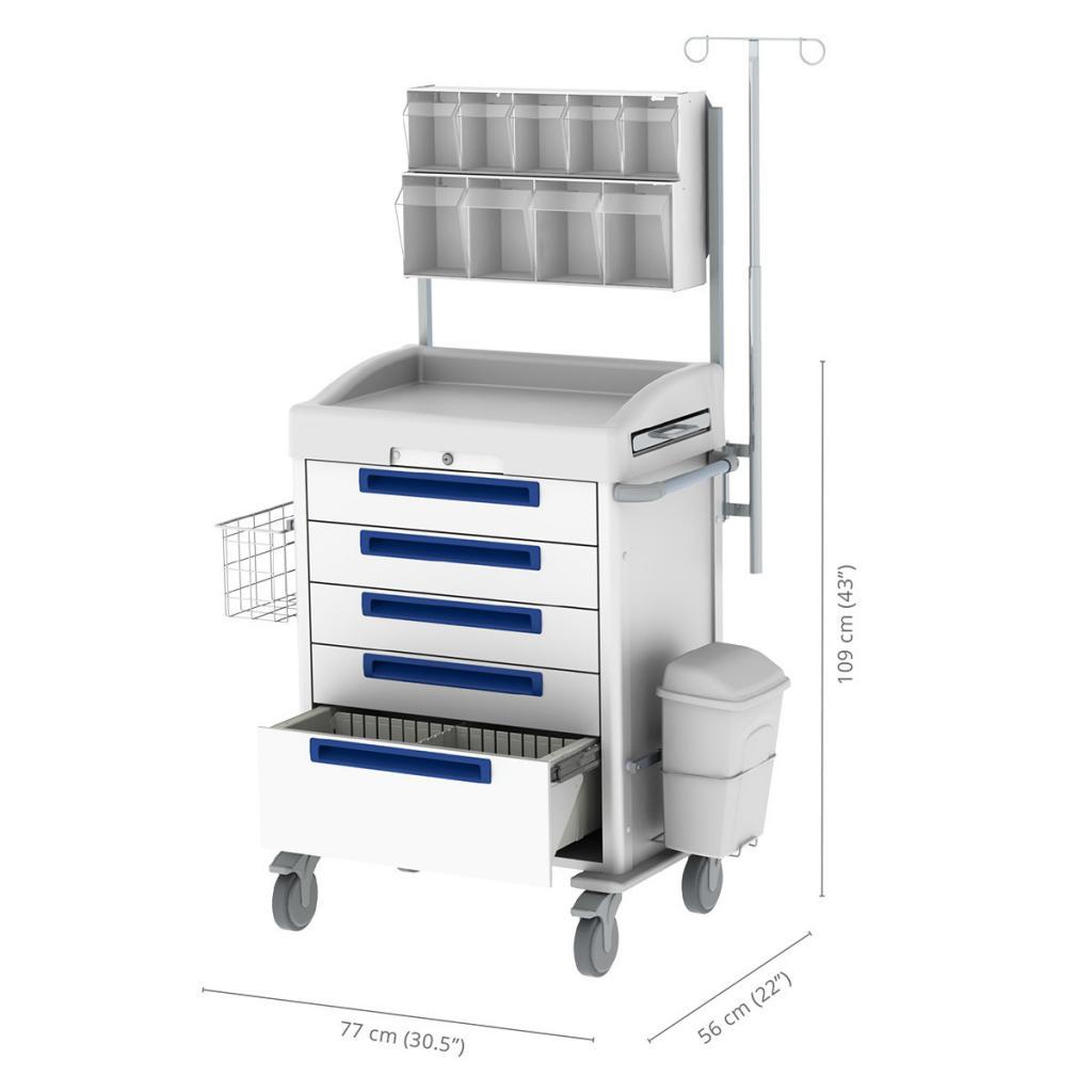 Chariots Hospitaliers Pour Urgences Et Traitements Tonon